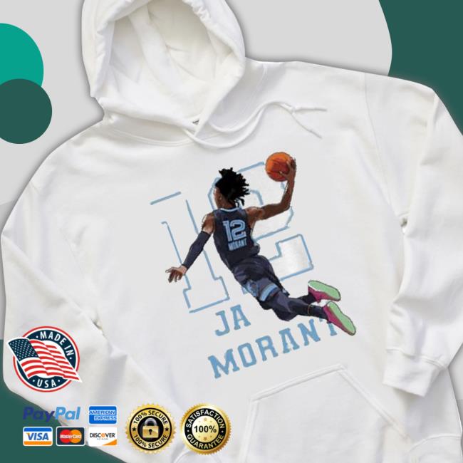 Official Ja Morant Dunk Memphis Grizzlies Basketball Ja Morant Hooded ...