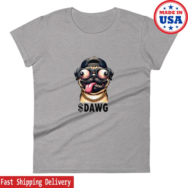 $Dawg Swag Merch $Dawg Black Logo Long Sleeve T Shirt